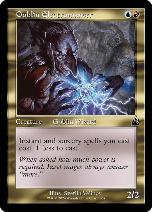 Goblin Electromancer (Retro Frame) [Ravnica Remastered] 367