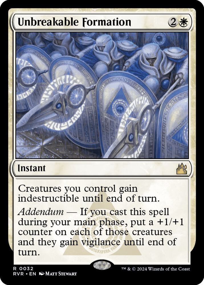 Unbreakable Formation [Ravnica Remastered] 32