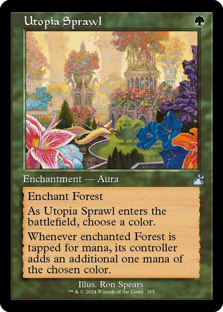 Utopia Sprawl (Retro Frame) [Ravnica Remastered] 355