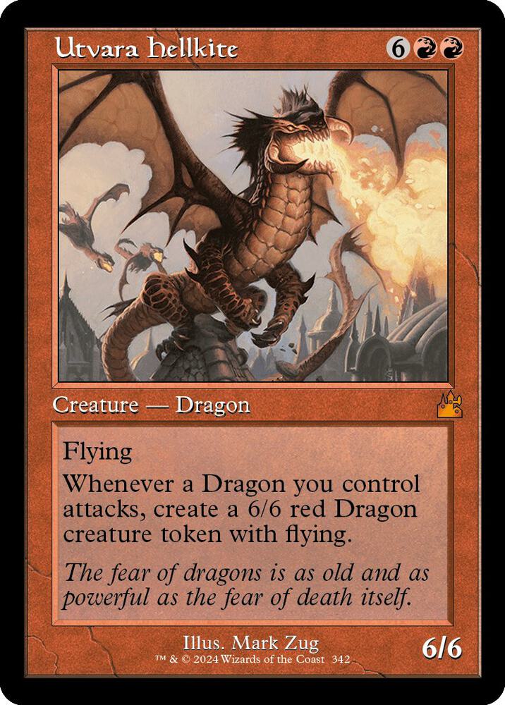 Utvara Hellkite (Retro Frame) [Ravnica Remastered] 342