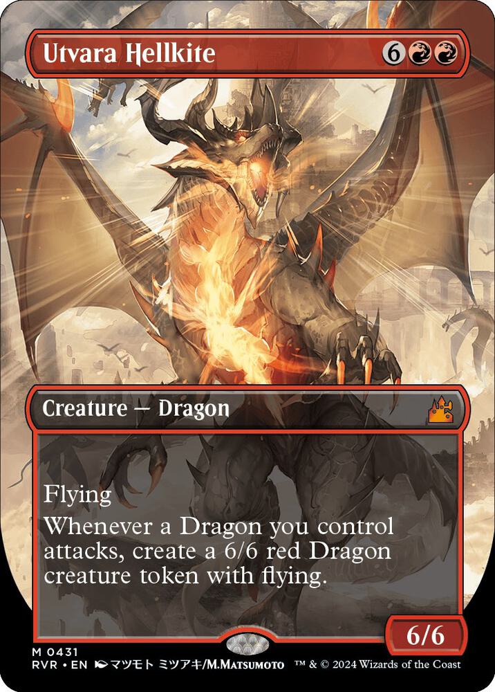 Utvara Hellkite (Anime Borderless) [Ravnica Remastered] 431
