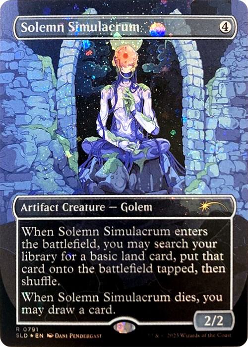 Solemn Simulacrum (0791) (Galaxy Foil) [Secret Lair Drop Series] 791