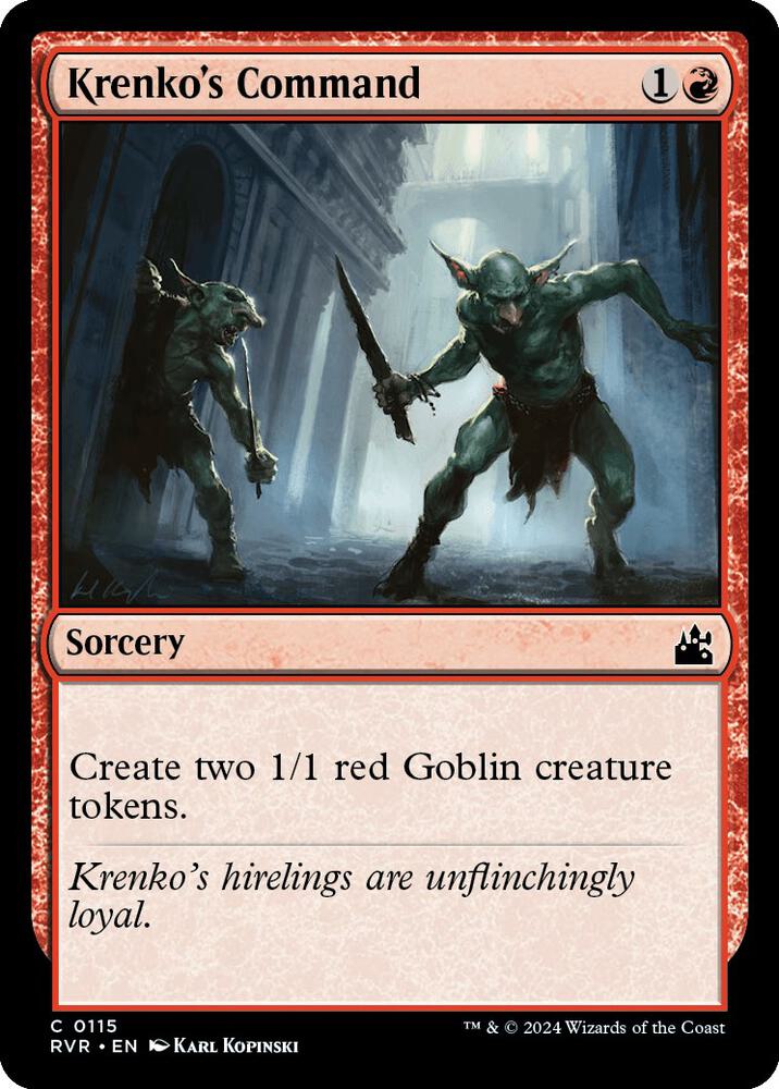 Krenko's Command [Ravnica Remastered] 115