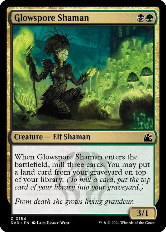 Glowspore Shaman [Ravnica Remastered] 184