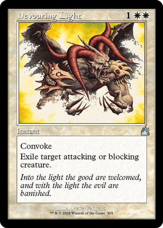 Devouring Light (Retro Frame) [Ravnica Remastered] 305