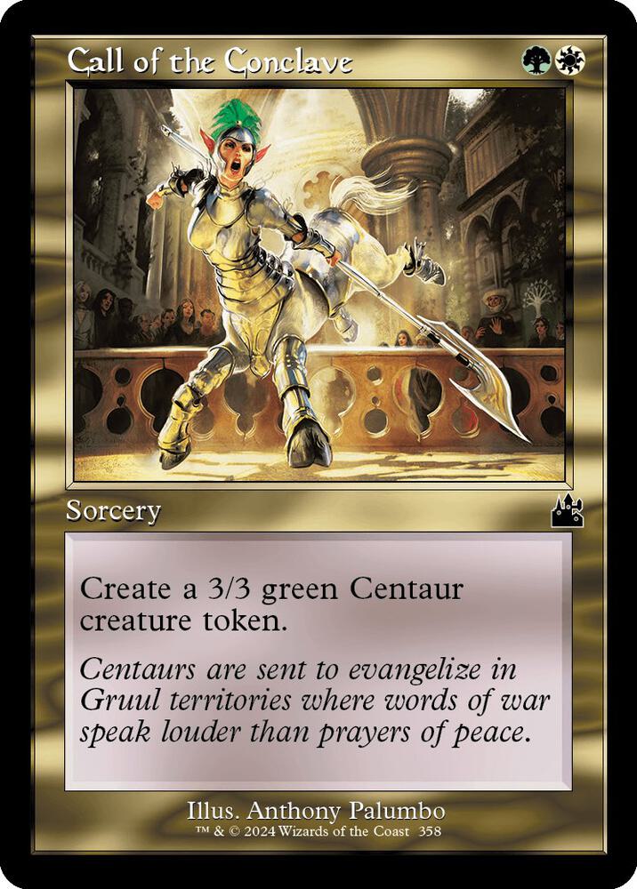 Call of the Conclave (Retro Frame) [Ravnica Remastered] 358