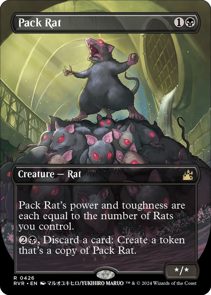 Pack Rat (Anime Borderless) [Ravnica Remastered] 426