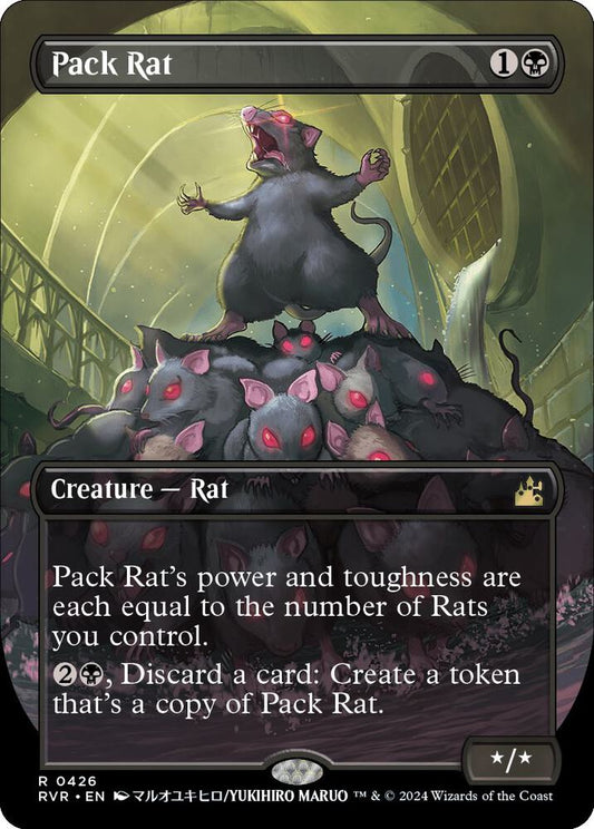Pack Rat (Anime Borderless) [Ravnica Remastered] 426