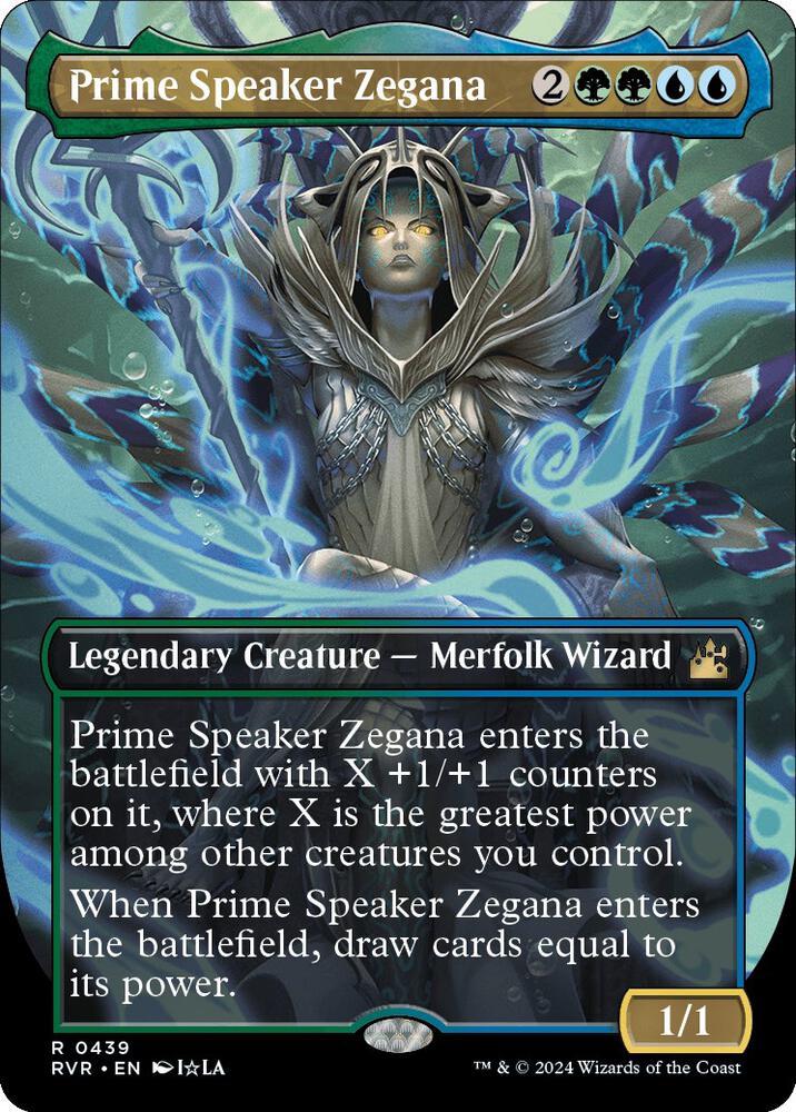 Prime Speaker Zegana (Anime Borderless) [Ravnica Remastered] 439