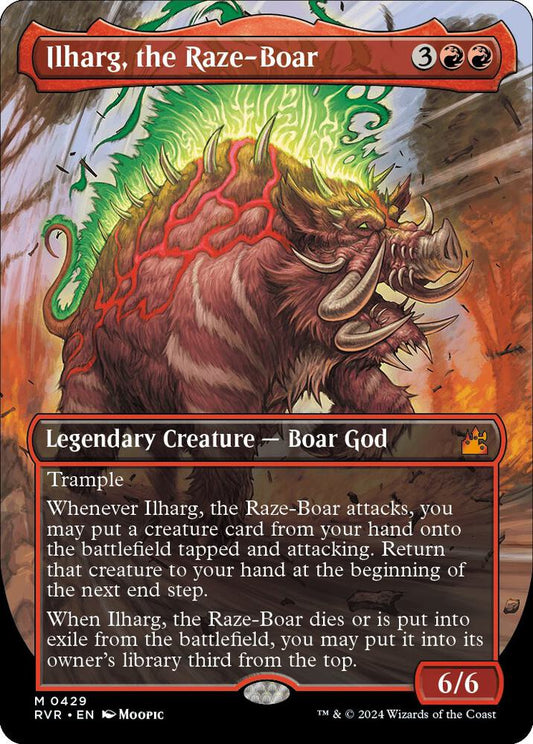 Ilharg, the Raze-Boar (Anime Borderless) [Ravnica Remastered] 429