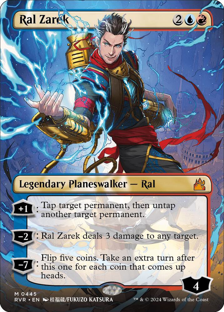 Ral Zarek (Anime Borderless) [Ravnica Remastered] 445