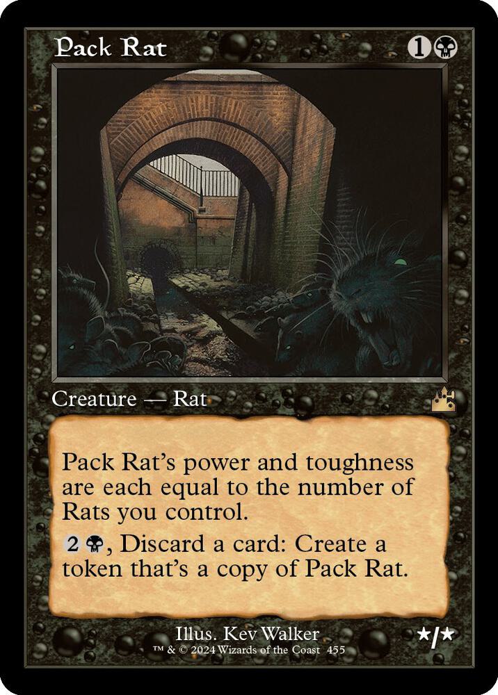 Pack Rat (Retro Frame) [Ravnica Remastered] 455