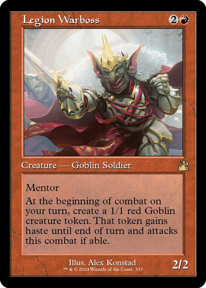 Legion Warboss (Retro Frame) [Ravnica Remastered] 337