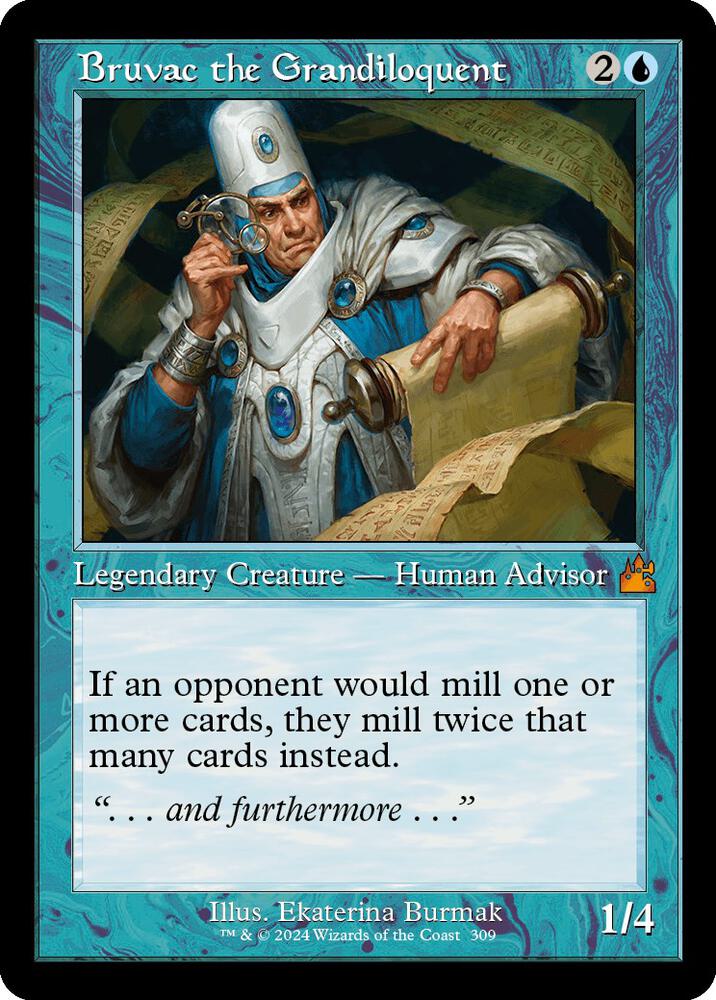 Bruvac the Grandiloquent (Retro Frame) [Ravnica Remastered] 309