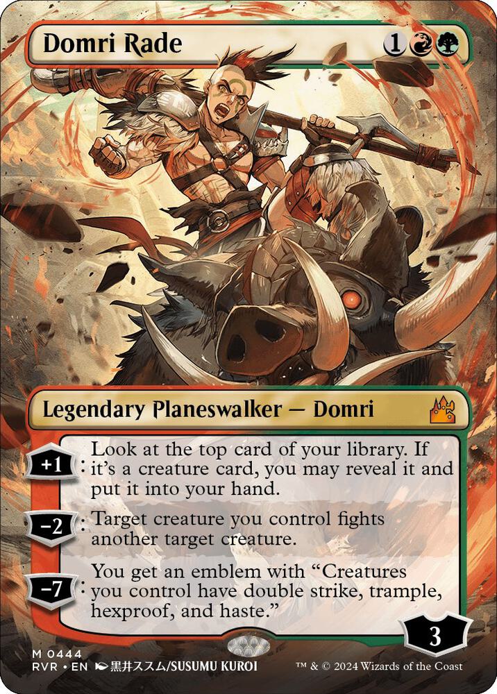 Domri Rade (Anime Borderless) [Ravnica Remastered] 444