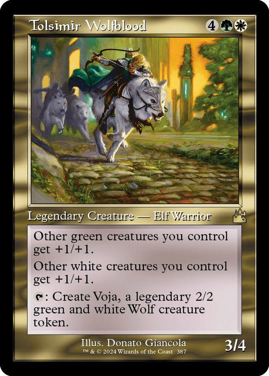 Tolsimir Wolfblood (Retro Frame) [Ravnica Remastered] 387