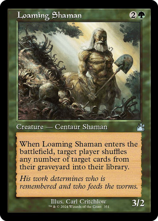 Loaming Shaman (Retro Frame) [Ravnica Remastered] 351
