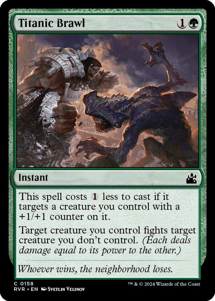 Titanic Brawl [Ravnica Remastered] 158