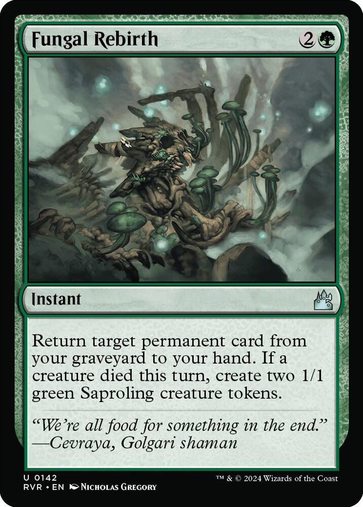 Fungal Rebirth [Ravnica Remastered] 142