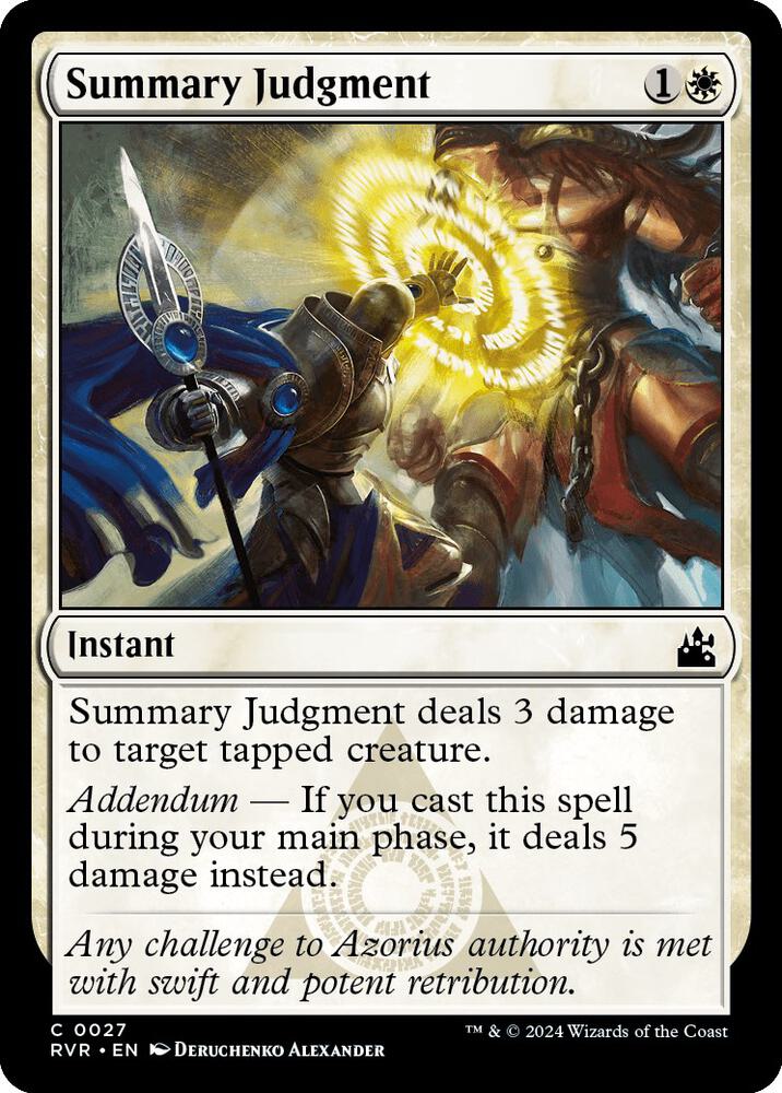 Summary Judgment [Ravnica Remastered] 27