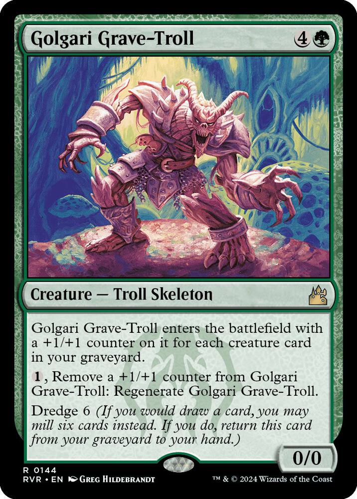 Golgari Grave-Troll [Ravnica Remastered] 144