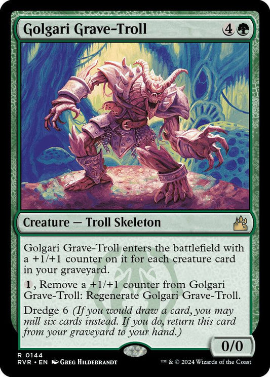 Golgari Grave-Troll [Ravnica Remastered] 144