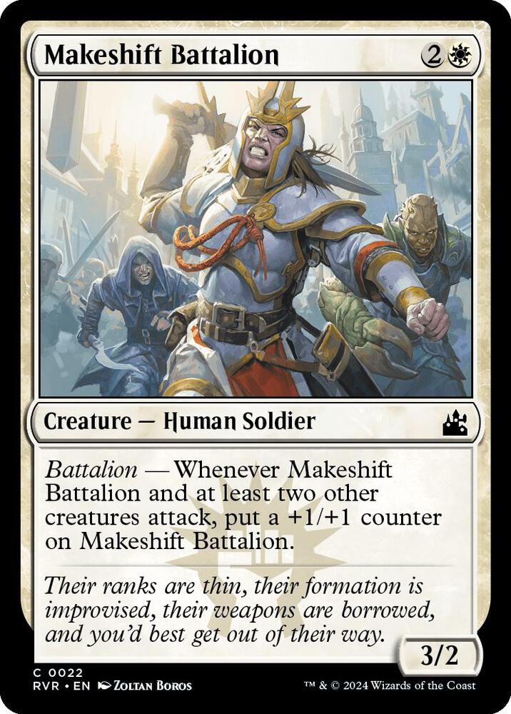 Makeshift Battalion [Ravnica Remastered] 22