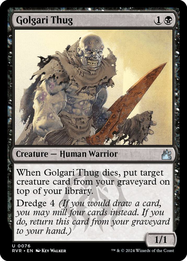 Golgari Thug [Ravnica Remastered] 76