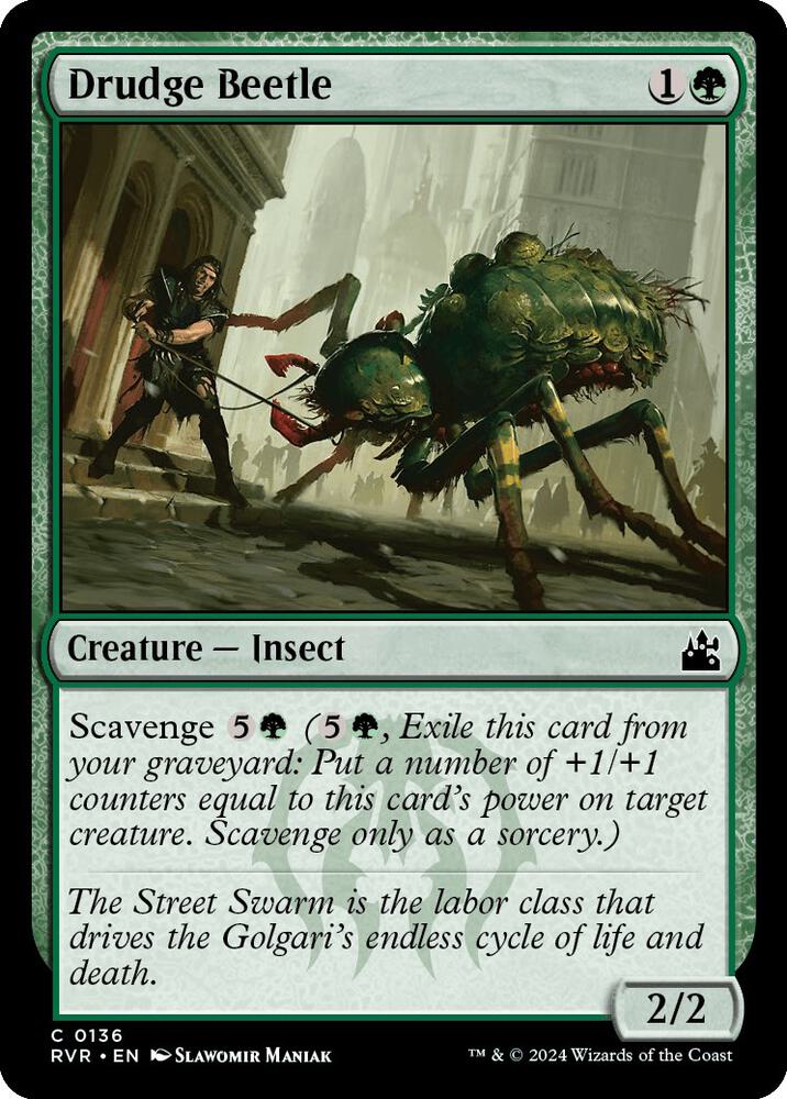 Drudge Beetle [Ravnica Remastered] 136