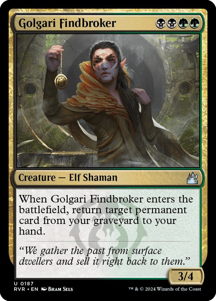 Golgari Findbroker [Ravnica Remastered] 187