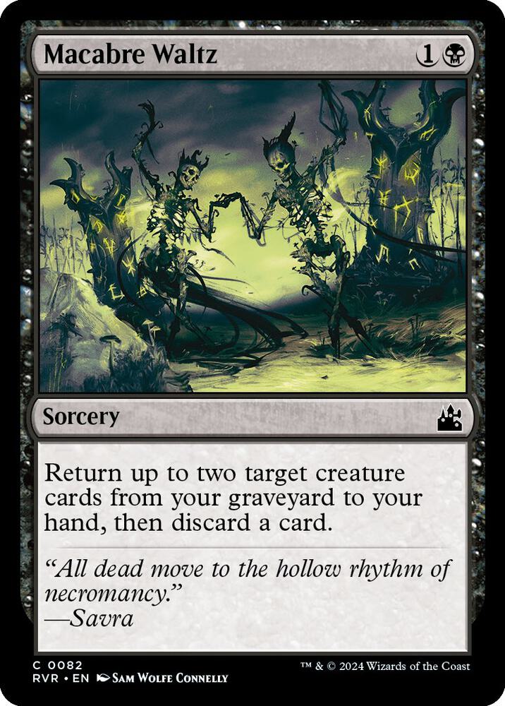 Macabre Waltz [Ravnica Remastered] 82