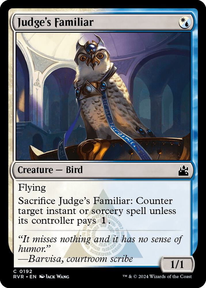Judge's Familiar [Ravnica Remastered] 192