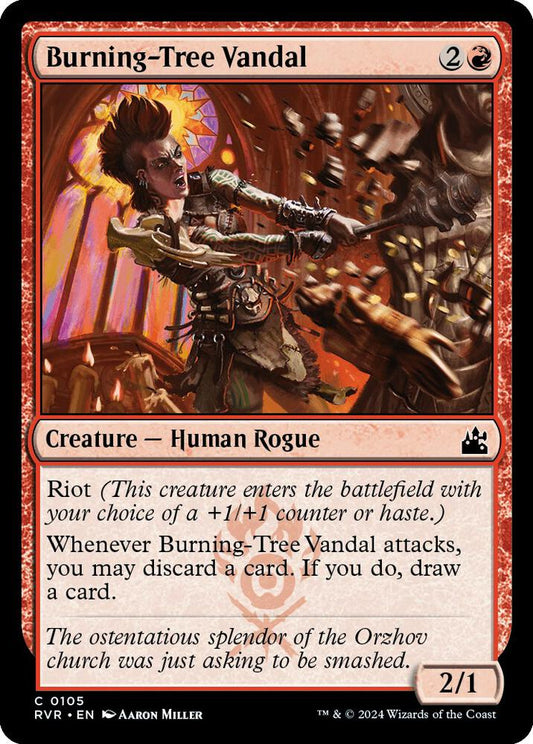 Burning-Tree Vandal [Ravnica Remastered] 105