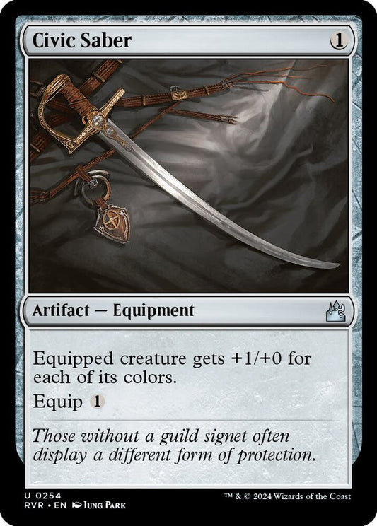 Civic Saber [Ravnica Remastered] 254