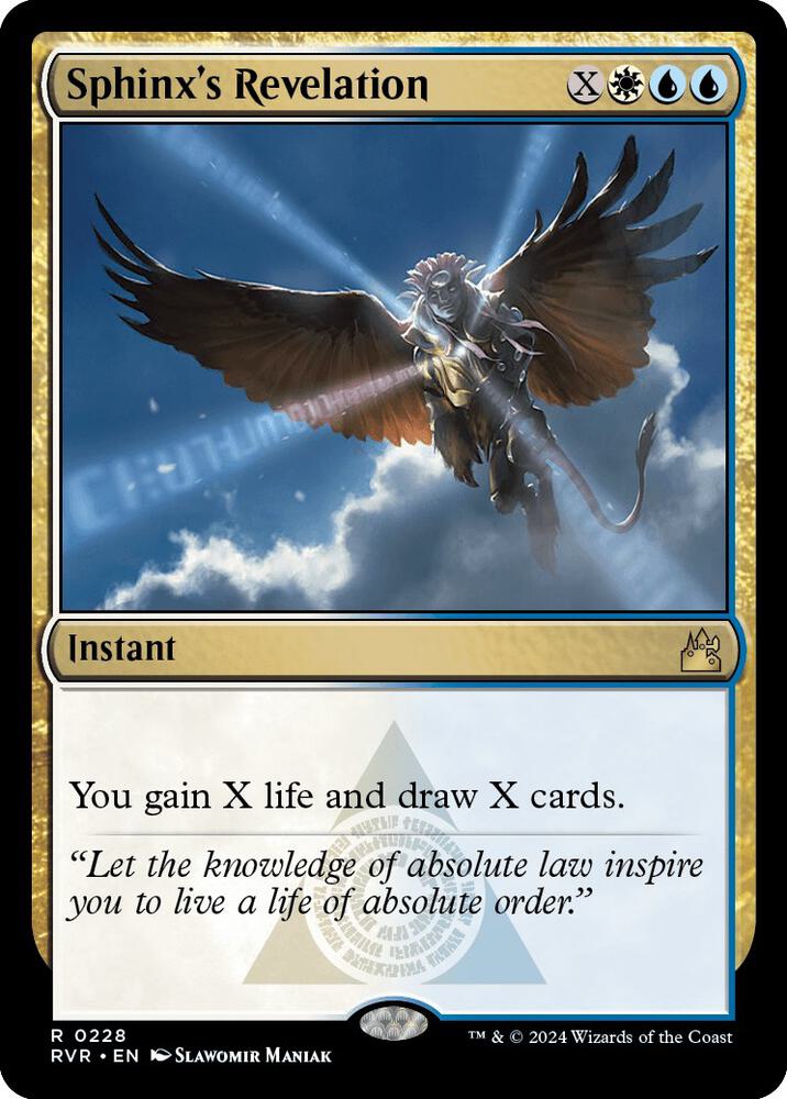 Sphinx's Revelation [Ravnica Remastered] 228