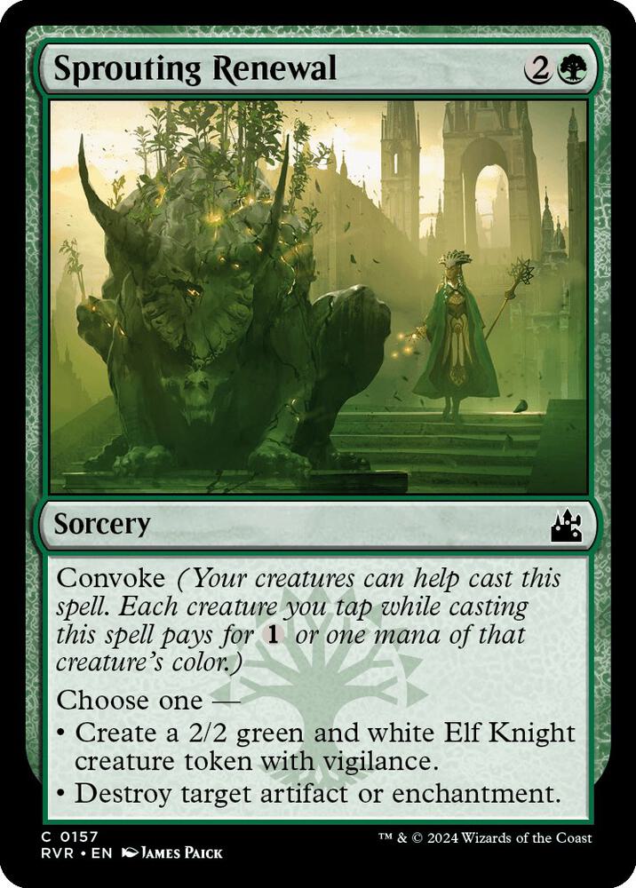 Sprouting Renewal [Ravnica Remastered] 157