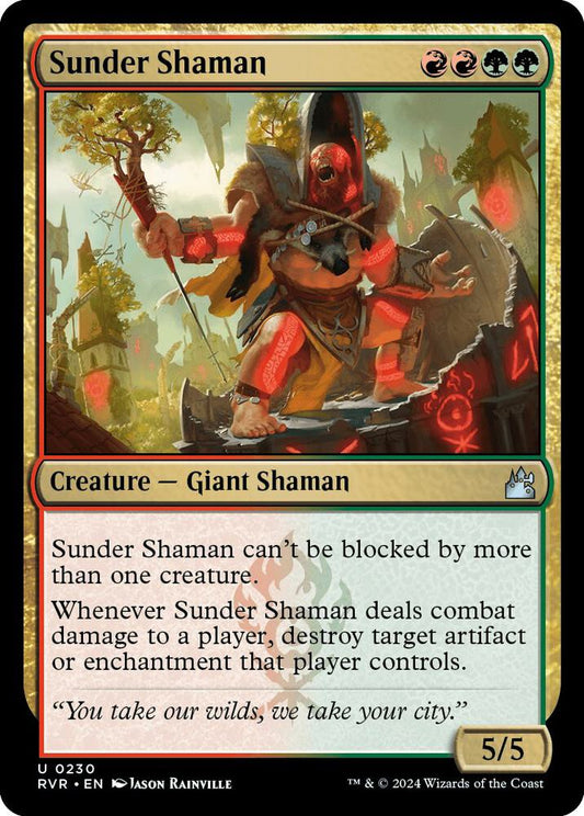 Sunder Shaman [Ravnica Remastered] 230