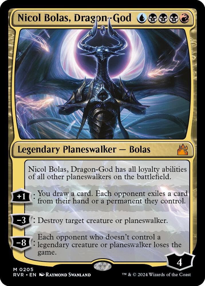 Nicol Bolas, Dragon-God [Ravnica Remastered] 205