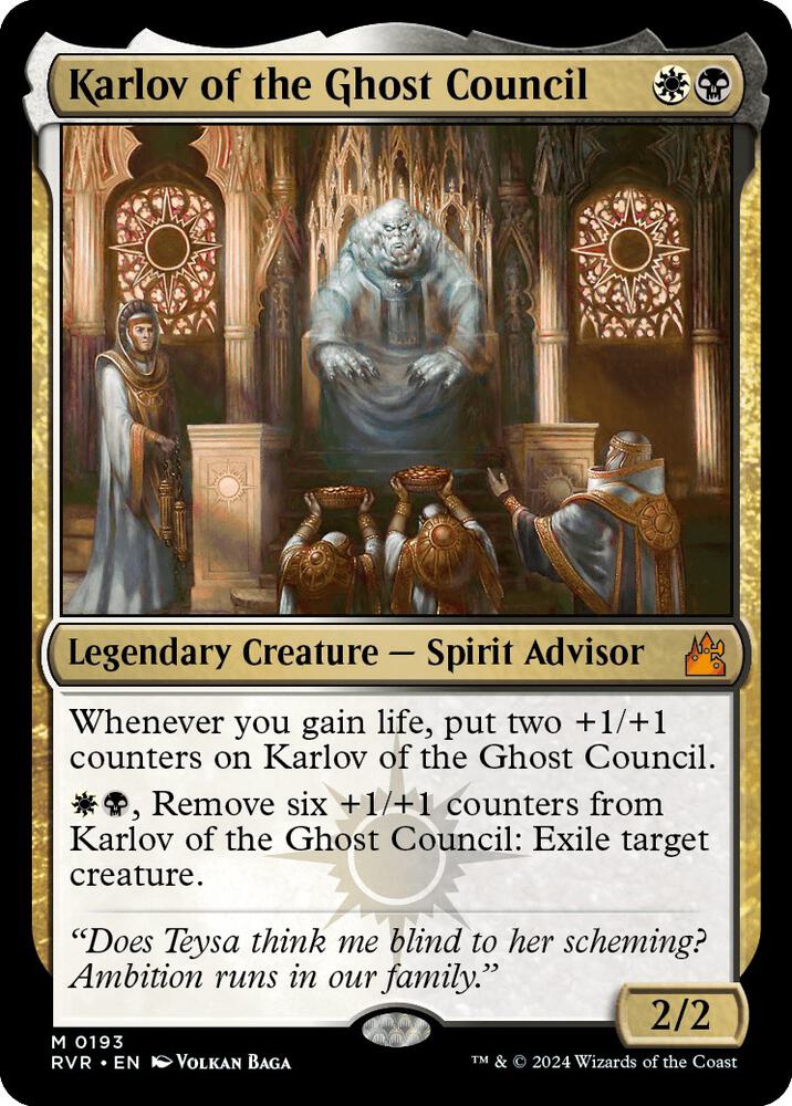 Karlov of the Ghost Council [Ravnica Remastered] 193