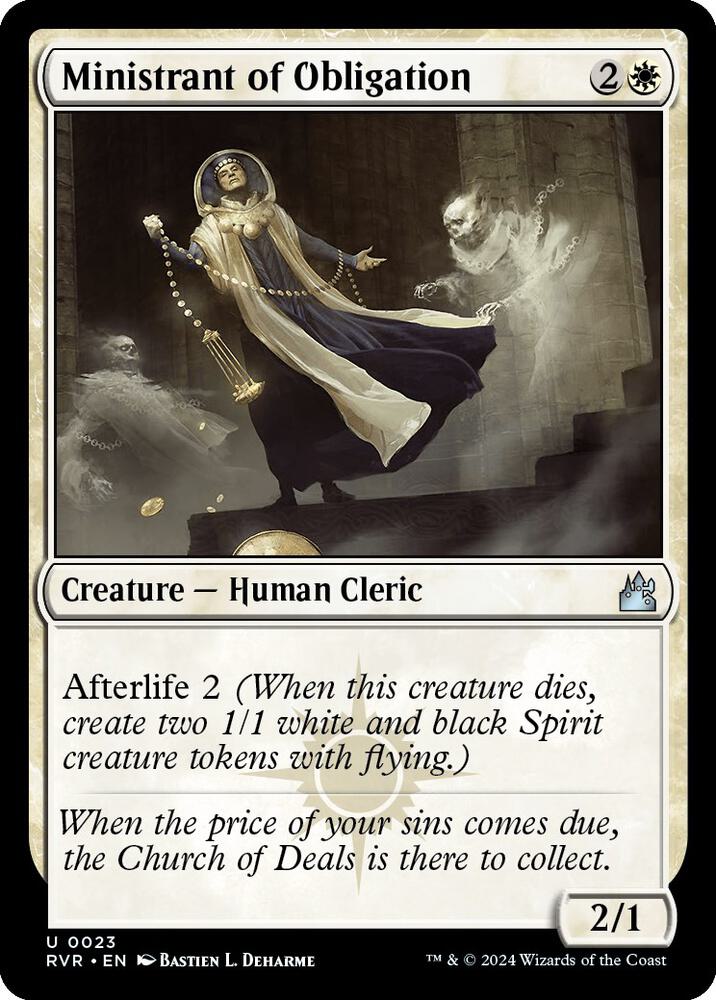 Ministrant of Obligation [Ravnica Remastered] 23
