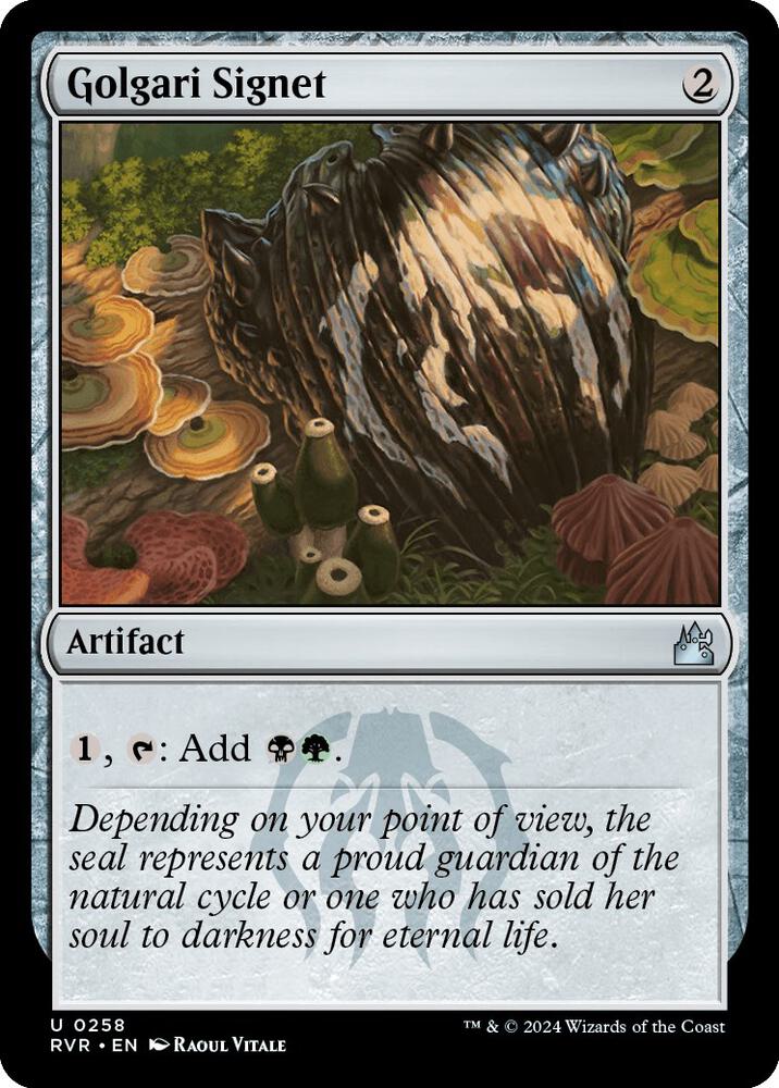 Golgari Signet [Ravnica Remastered] 258