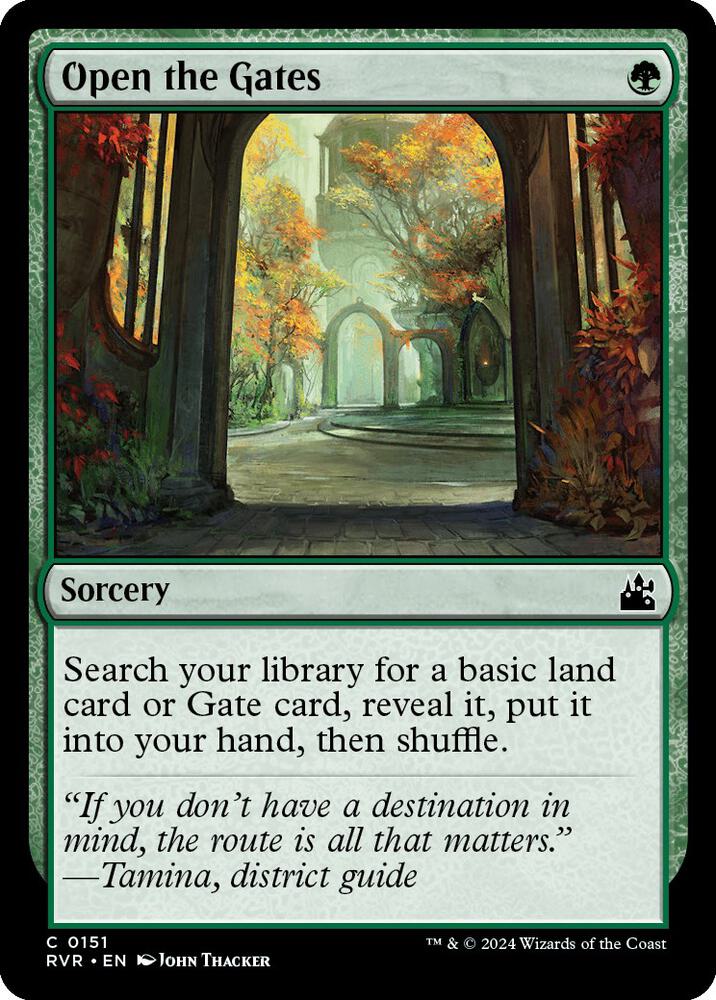 Open the Gates [Ravnica Remastered] 151