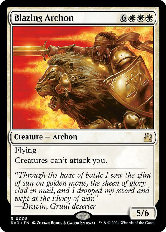 Blazing Archon [Ravnica Remastered] 8