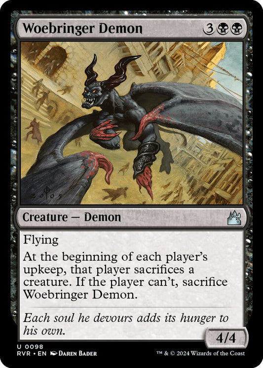 Woebringer Demon [Ravnica Remastered] 98