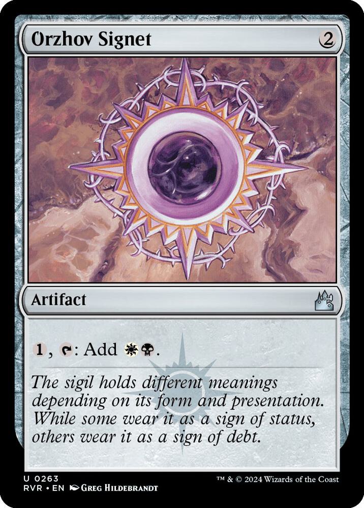 Orzhov Signet [Ravnica Remastered] 263
