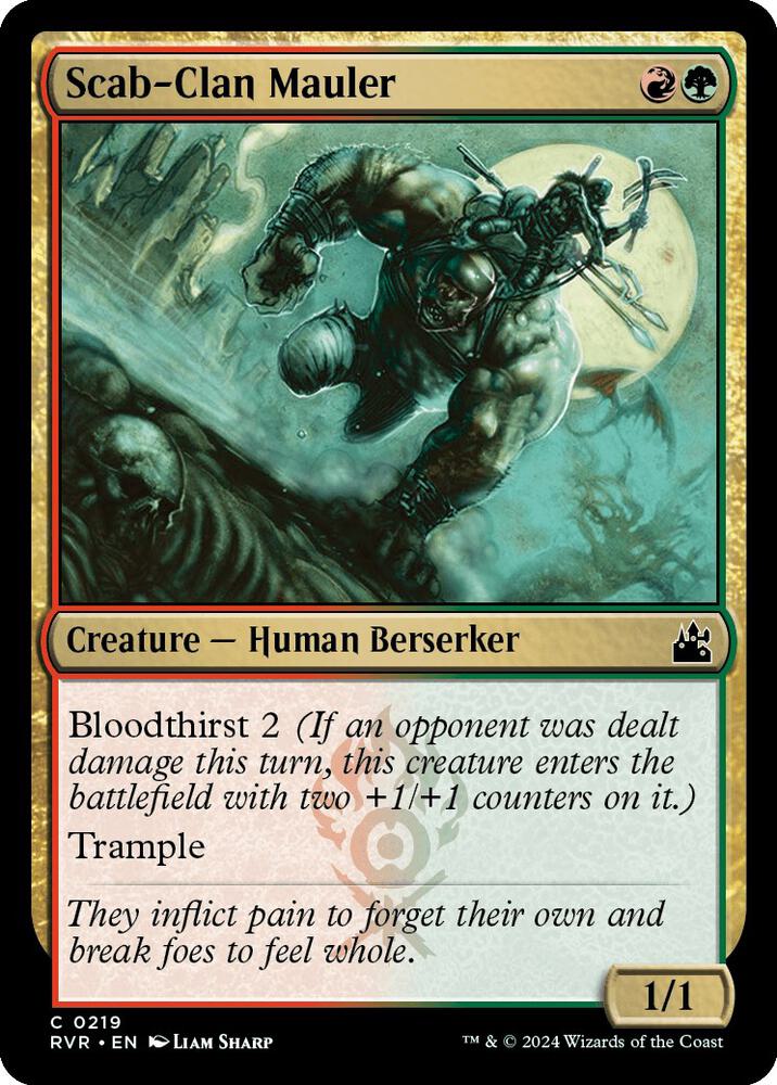 Scab-Clan Mauler [Ravnica Remastered] 219