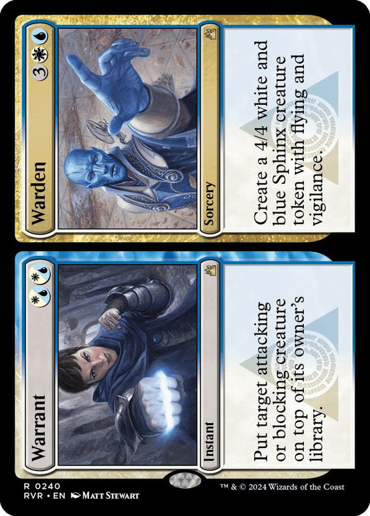 Warrant // Warden [Ravnica Remastered] 240