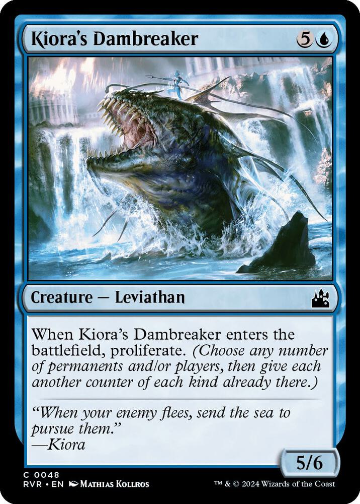 Kiora's Dambreaker [Ravnica Remastered] 48