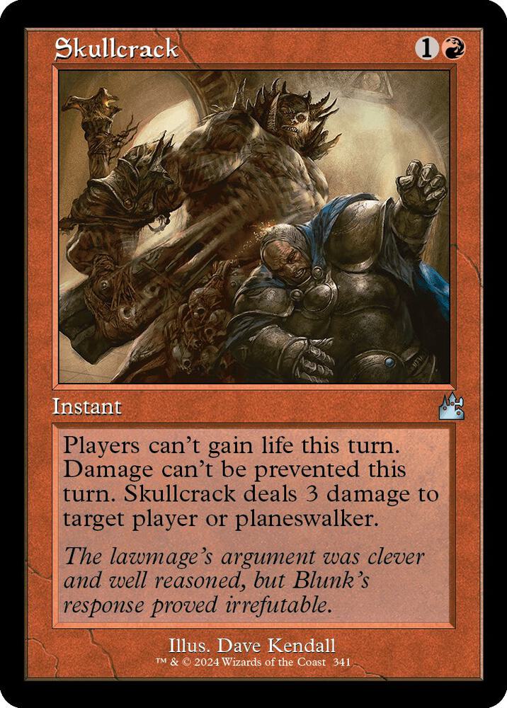 Skullcrack (Retro Frame) [Ravnica Remastered] 341