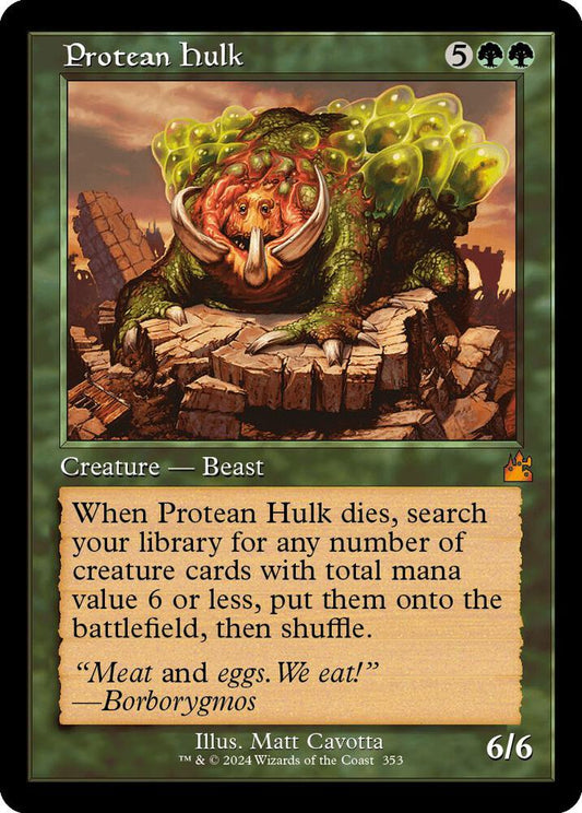 Protean Hulk (Retro Frame) [Ravnica Remastered] 353